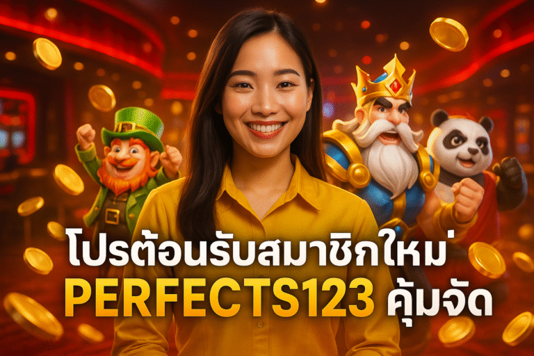 โปรต้อนรับสมาชิกใหม่ PERFECTS123 คุ้มจัด