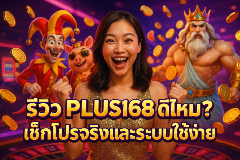 PLUS168 ใช้งานง่ายและจ่ายจริง