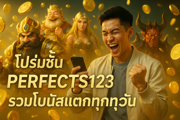 โปรโมชั่น PERFECTS123 รวมโบนัสแตกทุกวัน