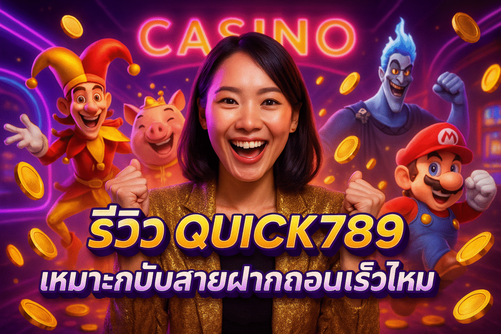 QUICK789 ระบบ ฝากถอน ที่รวดเร็ว ค่ายดังครบ